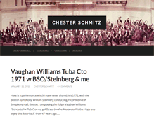 Tablet Screenshot of chesterschmitz.com